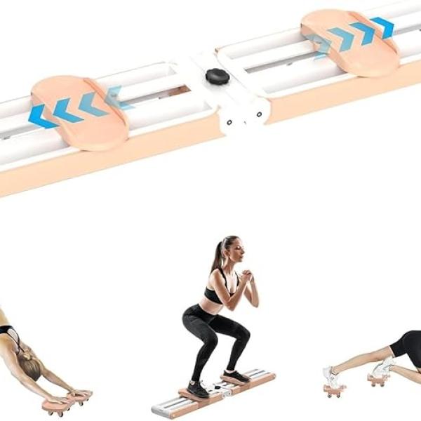 FGAQLUK Ski Training Machine, Leg Exercise, Elvic Floor Muscle Strengthening Training Device Women, Simulated Ski Trainer, Home Foldable Ski Training Equipment