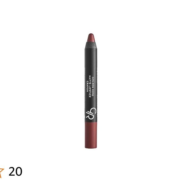 Golden Rose Matte Lipstick Crayon No.21 – Natural Nude Shade