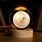 3D Solar System Crystal Ball Lamp