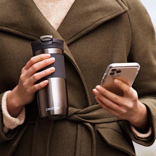 Contigo Snapseal Byron Vacuum Insulated Stainless Steel Travel Mug 470 ml