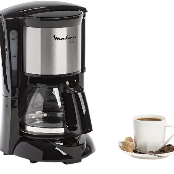 Moulinex Coffee Maker, 0.6L, 6 Cups, 600Watts, Black