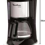 Moulinex Coffee Maker, 0.6L, 6 Cups, 600Watts, Black