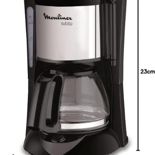 Moulinex Coffee Maker, 0.6L, 6 Cups, 600Watts, Black