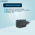 Powerology Ultra-Compact Gan PD Charger EU (20W)