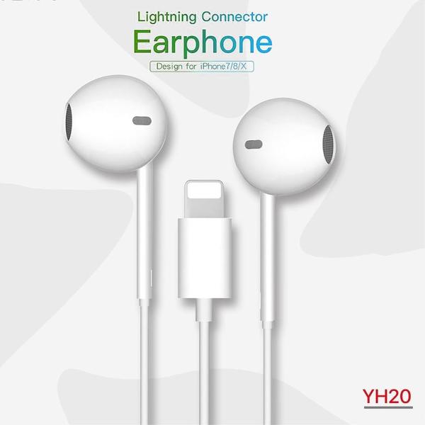 Yesido YH-20 Noise Cancelling Earphones for iPhone | White