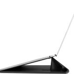 Uniq Oslo Laptop Sleeve With Foldable Stand Up To 14 Jet Black Jet Black