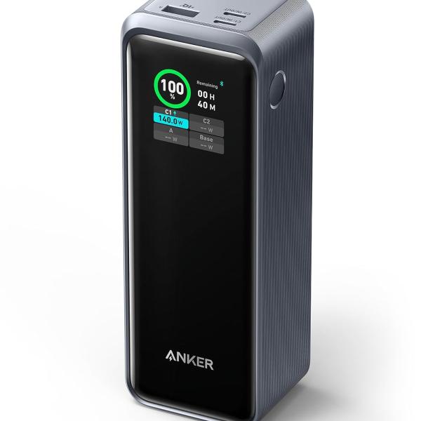 Anker Prime Power Bank 27,650mAh – 250W Fast Charging, 3 Ports