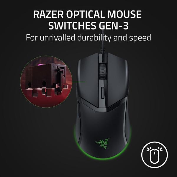 Razer Cobra Gaming Mouse – 58g, RGB, 8500 DPI, Gen-3 Switches