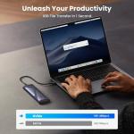 UGREEN USB-C to M.2 SATA & NVMe SSD Enclosure – 10Gbps