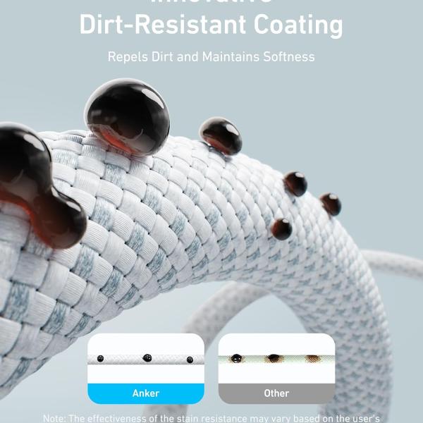 Anker Zolo USB-C to USB-C Cable 240W Braided 6ft