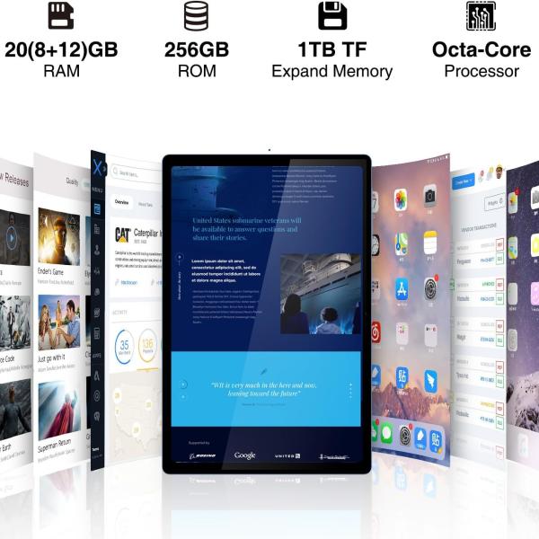 DOOGEE T10 Plus 20GB RAM (8GB+Up to 12GB Extended RAM) 256GB ROM
