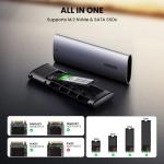 UGREEN USB-C to M.2 SATA & NVMe SSD Enclosure – 10Gbps