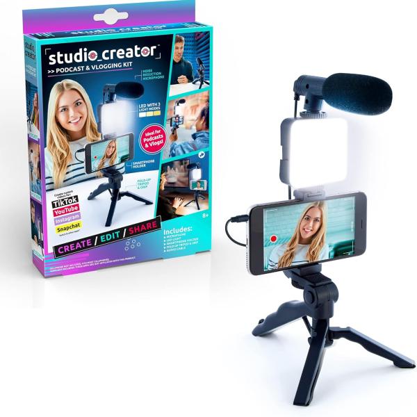 Canal Toys Studio Creator – Podcast & Vlogging Kit for Kids
