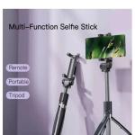YESIDO Selfie Stick with Bluetooth Remote Versatile - Black