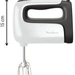 Moulinex Easy Max Hand Mixer, 5Speeds, 500Watts, White