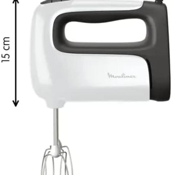Moulinex Easy Max Hand Mixer, 5Speeds, 500Watts, White