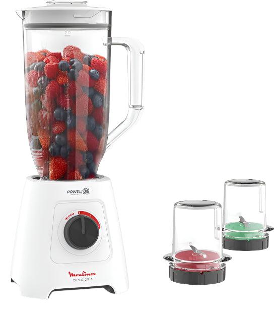Moulinex Blender 2 Grinder, 2.8Lit, 600Watts, White