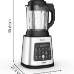 Moulinex Blender 10 Automatic Programmes, 2Lit, 1400Watts, Stainless Steel