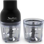 Moulinex Chopper Moulinette Essential, 4Blades, 2*0.4Lit, 300Watts, Stainless Steel
