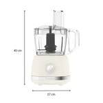 Moulinex Food Processor, 15Functions, 600Watts, Beige