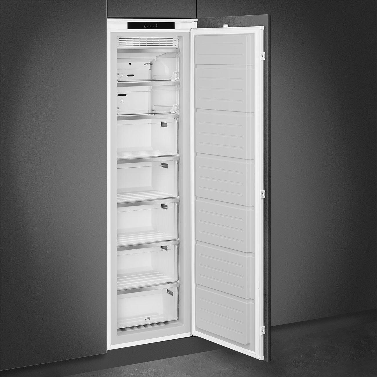 SMEG Built in Fridge, Upright Freezer, 240Lit, White