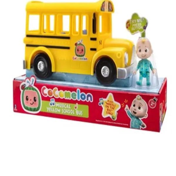 CoComelon School Bus Musical & Educational Toy - Yellow