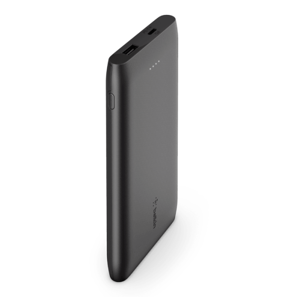 Belkin 10,000 mAh USB C 18W PD Power Bank & Cable Fast Dual Charging - Black