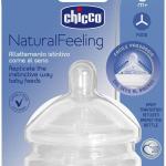 Chicco Natural Feeling Teat 6m+ Food Flow Anti-Colic 2 pcs