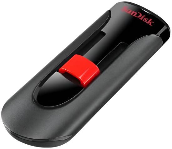SanDisk Cruzer Glide 3.0 USB Flash Drive, 128GB, Black
