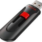 SanDisk Cruzer Glide 3.0 USB Flash Drive, 128GB, Black