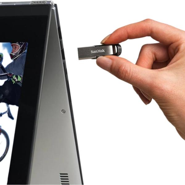 SANDISK Ultra Flair USB 3.0, 150MBS, 5128GB, Silver