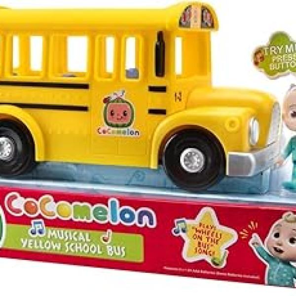 CoComelon School Bus Musical & Educational Toy - Yellow