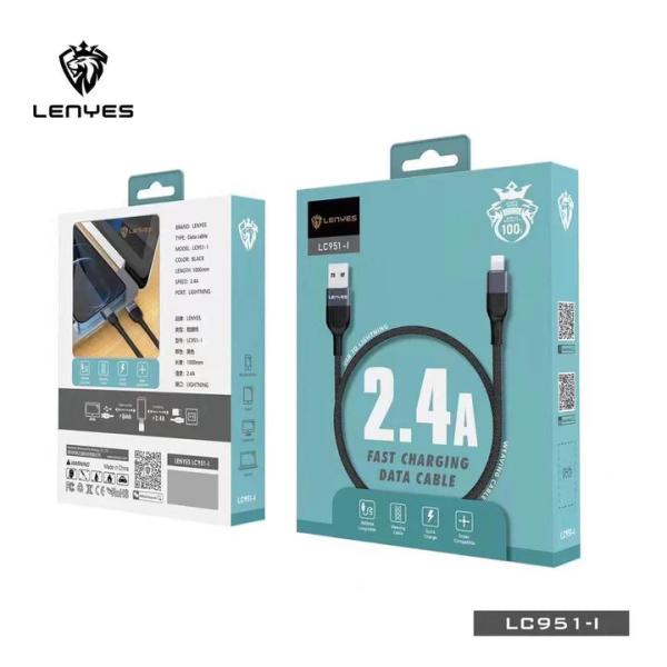 Lenyes Fast Charging & Data Cable – Durable & Versatile