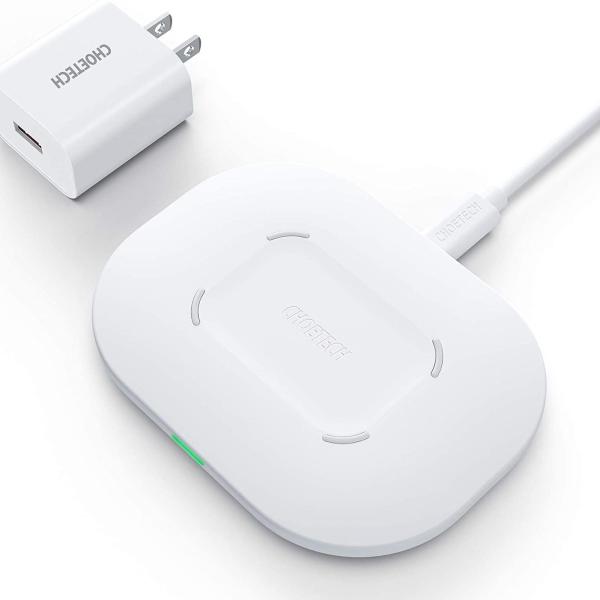 Choetech 15W Fast Wireless Charging Pad White