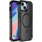 Esr Air Armor Clear Case, Mag safe (Hallock), iPhone 15, Black