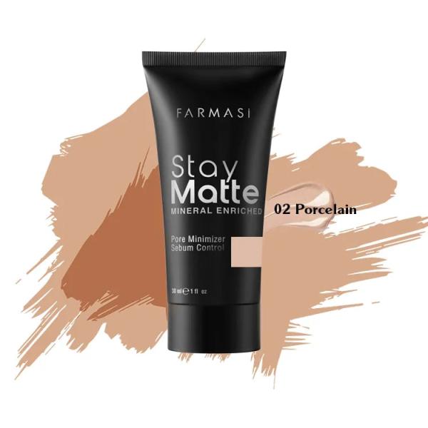 Farmasi Stay Matte Foundation – Shine Control Formula