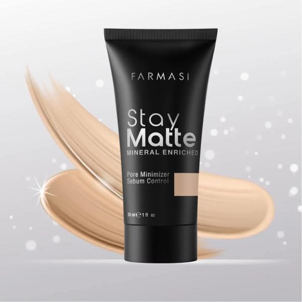 Farmasi Stay Matte Foundation – Shine Control Formula