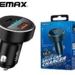 Remax Salo Dual Port Car Charger Usb / Usb Type C 58.5W 45A Power Deliver Quick Charge