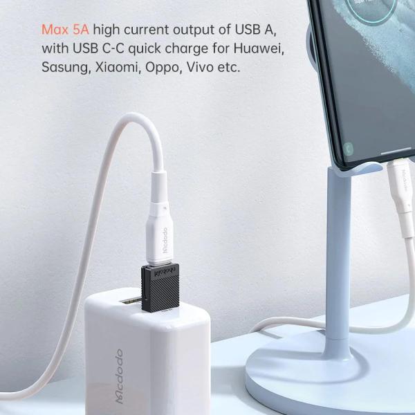 Mcdodo Type C to USB A 2.0 Converter 5A Fast Charge & Data Transfer