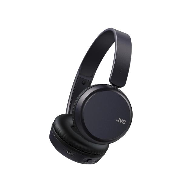JVC Foldable Bluetooth on-ear Headphones - Black