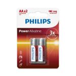 Philips Batteries AA, Pack OF 2Pcs