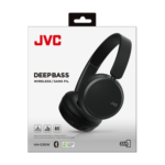 JVC Foldable Bluetooth on-ear Headphones - Black