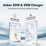 Anker Zolo 20W USB-C PD 3.0 Fast Wall Charger