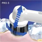 Oral-B Pro 3 3000 Electric Toothbrush With Smart Pressure Sensor & 2 Charcoal Infused Heads - Black