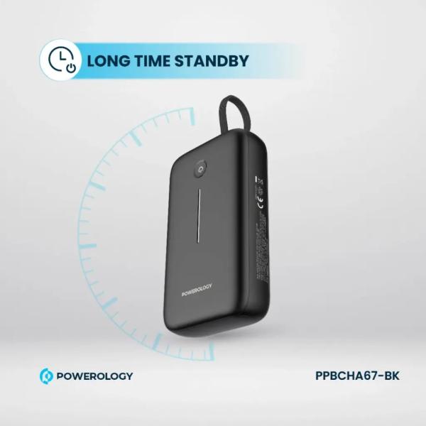 Powerology 20000mAh Power Bank with PD30W & QC3.0 Fast Charging