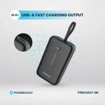 Powerology 20000mAh Power Bank with PD30W & QC3.0 Fast Charging
