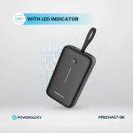 Powerology 20000mAh Power Bank with PD30W & QC3.0 Fast Charging