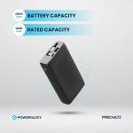 Powerology 20000mAh Retractable Cable Power Bank 35W