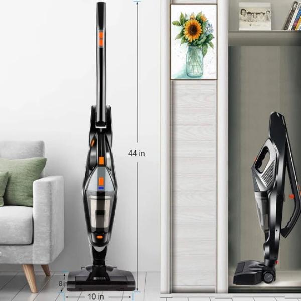 Mega V-Cleaner Vc019, 120Watts, Black