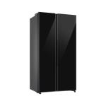Samsung Side by Side Refrigerator A++, SmartThings & Wifi, Metal Cooling Duct, 647Lit, Clean Black